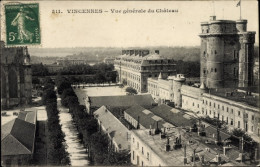 CPA Vincennes Val De Marne, Gesamtansicht Des Schlosses - Sonstige & Ohne Zuordnung