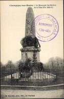 CPA Champigny Sur Marne Val De Marne, Monument Des Mobiles De La Côte D'Or - Other & Unclassified