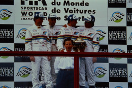 Dia0003/ DIA Foto Jean Tode , Keke Rosberg  Magny Cours 1991 Autorennen  - Coches