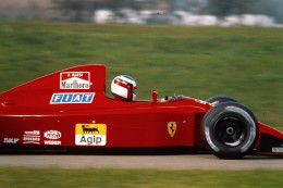 Dia0005/ DIA Foto Jean Alesi Auf Ferrari Formel 1 1990 Autorennen Rennwagen - Coches