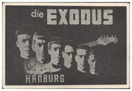 V6266/ Die Exodus Aus Hamburg Beat- Popband Autogramm Autogrammkarte 60er Jahre - Autogramme