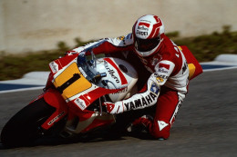 Dia0054/ DIA Foto Wayne Rainey 500CC Yamaha Motorrad  1991 - Motorfietsen