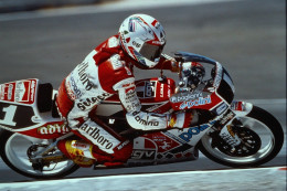 Dia0055/ DIA Foto Loris Capirossi Auf Honda 125CC  1991  Motorrad - Motos