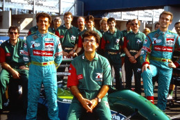 Dia0060/ DIA Foto Eddi Jordan Team, Cesaris, Gachot  Formel 1 1991 Rennsport - Auto's
