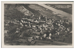 MW25084x/ Laudenbach Am Main  Seltene Luftbild  Foto AK  Ca.1935 - Sonstige & Ohne Zuordnung