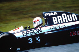 Dia0073/ DIA Foto Braun Tyrrell Honda 020 S. Nakajima Formel 1 Vintage Slide - Auto's