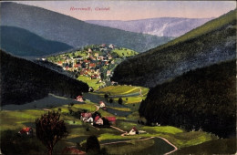 CPA Bad Herrenalb Im Schwarzwald, Panorama, Gaistal - Altri & Non Classificati