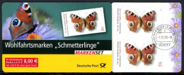 Bund Markenheftchen 60 Gestempelt Weiden Schmetterlinge #GB744 - Andere & Zonder Classificatie