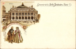 Lithographie Paris IX., Souvenir De La Belle Jardiniere, Opera, La Mode En 1815 - Autres & Non Classés