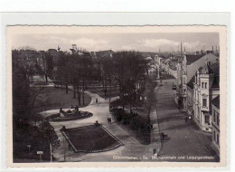 39038911 - Crimmitschau Mit Bismarckhain Und Leipzigerstrasse Gelaufen Von 1938. Gute Erhaltung. - Crinitzberg