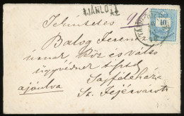 HUNGARY PRIGLEVICZA SZT.JVÁN 1880. Nice Cover Rare Cancellation - Covers & Documents