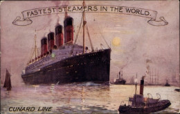 Artiste CPA Passagierdampfer RMS Lusitania, Cunard Line - Andere & Zonder Classificatie