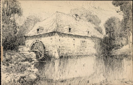 Artiste CPA Volsem, Blick Auf Die Wassermühle - Watermolens
