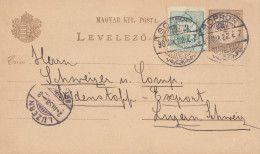 Ungarn: 1898: Soproh Nach Luzern - Autres & Non Classés