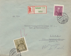 1939: Einschreiben Budapest Nach Wien - Andere & Zonder Classificatie