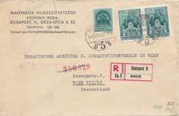 Ungarn: 1940: Einschreiben Budapest Nach Wien, Zensur - Other & Unclassified