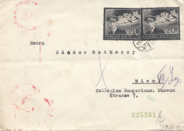 Ungarn: 1941: Brief Nach Wien, MeF, Zensur - Andere & Zonder Classificatie