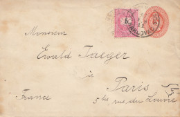 Ungarn: 1897: Ganzsache Nach Paris - Sonstige & Ohne Zuordnung