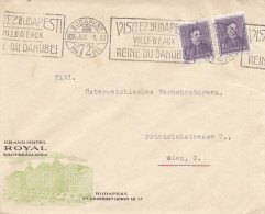 Ungarn: 1934: Budapest Mit Werbestempel Nach Wien - Other & Unclassified