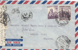 Ägypten/Egypte: 1955: Luftpost Mit Zensur Nach London - Andere & Zonder Classificatie