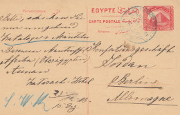 Ägypten/Egypte: 1913: Ganzsache Nach Berlin - Other & Unclassified