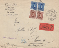 Ägypten/Egypte: 1930: Einschreiben Cairo Nach Chemnitz - Autres & Non Classés