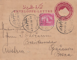 Ägypten/Egypte: 1901: Ganzsache Ismailia Nach Österreich, KuK-Post Gracanica - Andere & Zonder Classificatie