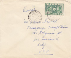 Äthiopien: 1956: Brief Addis Ababa Nach USA - Etiopía