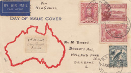 Australien: 1938: FDC Air Mail Brisbane - Otros & Sin Clasificación