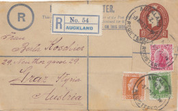 Australia 1923: Registered Letter Aukland To Graz - Austria - Andere & Zonder Classificatie