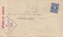 Australia 1944: Letter Sydney To USA, Censorship - Otros & Sin Clasificación