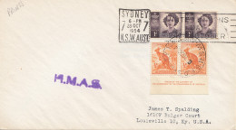 Australia 1954: Sydney To USA, H.M.A.S - Altri & Non Classificati