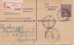 Australia: 1925: Registered Letter Portland To Sydney - Otros & Sin Clasificación