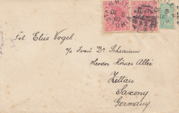Australia 1907: Letter Victoria To Germany - Zittau - Andere & Zonder Classificatie