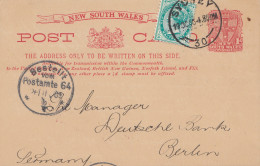 Australia 1905: Post Card Sydney To Germany - Altri & Non Classificati