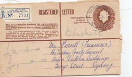 Australia 1956: Registered Letter Gladesville To Sydney - Altri & Non Classificati