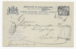 Nederlandsch-Indie: Penang 1904, Goenong-Sitoli, Nias Nach Tübingen - Indonesië