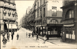 CPA Rouen Seine-Maritime, Rue Grand Pont - Autres & Non Classés