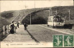 CPA Sainte Adresse Seine Maritime, Le Raidillon De La Hève, Straßenbahn, Levy Et Fils - Tramways