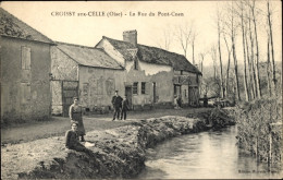 CPA Croissy In Der Celle Oise, Rue Du Pont Coen - Autres & Non Classés