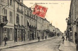 CPA Saint Dizier Lothringen Meuse, Rue Gambetta - Autres & Non Classés