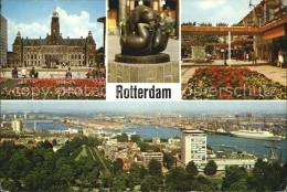 72576356 Rotterdam Stadhuisplein Rathaus Skulptur Fussgaengerzone Stadtbild Mit  - Autres & Non Classés