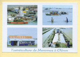 17. L'ostréiculture De Marennes à Oléron / 4 Vues (animée) (voir Scan Recto/verso) - Marennes