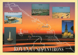 17. ROYAN – Multivues – Contour Géographique (animée) (voir Scan Recto/verso) - Royan