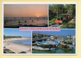 17. SAINT-TROJAN-LES-BAINS – 4 Vues / Train (animée) (voir Scan Recto/verso) - Ile D'Oléron