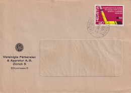 Motiv Brief  "Vereinigte Färbereien & Appretur AG, Zürich"        1961 - Briefe U. Dokumente