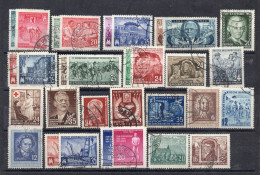 BIG - DDR GERMANIA ORIENTALE  , Alcuni Francobolli Usati 1951 - 1956. Bell'insieme - Used Stamps