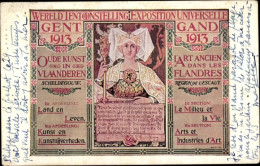 CPA Gent Gent Ostflandern, Weltausstellung 1913, Antike Kunst In Flandern - Other & Unclassified