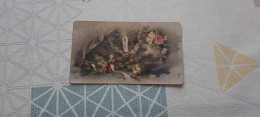 Oud Prentje Van Lourdes- Heilige Maagd Maria - - Images Religieuses