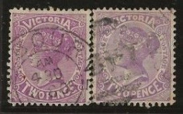 Victoria    .   SG    .   387 2x      .   O      .     Cancelled - Used Stamps